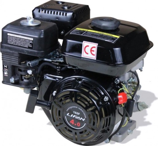 Бензиновый двигатель LIFAN 160F 4,0 л.с. (вал 19,05 мм) Бензиновый двигатель LIFAN 160F 4,0 л.с. (вал 19,05 мм)