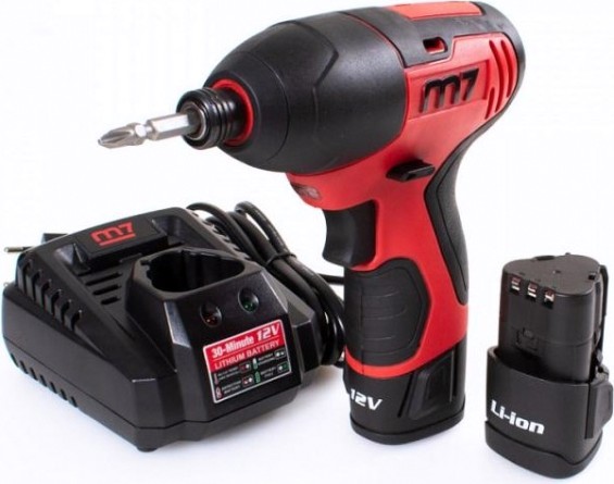 Дрель-шуруповерт аккумуляторная MIGHTY SEVEN DS-10202 ударный 12в, кейс Дрель-шуруповерт аккумуляторная MIGHTY SEVEN DS-10202 ударный 12в, кейс