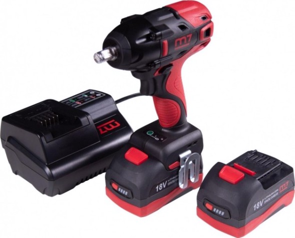 Гайковерт аккумуляторный MIGHTY SEVEN DW-401A ударный 4 предмета, кейс Гайковерт аккумуляторный MIGHTY SEVEN DW-401A ударный 4 предмета, кейс