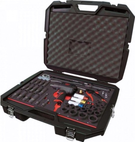 Гайковерт пневматический MIGHTY SEVEN NC-4255QC с принадлежностями, кейс, 41 предмет Гайковерт пневматический MIGHTY SEVEN NC-4255QC с принадлежностями, кейс, 41 предмет