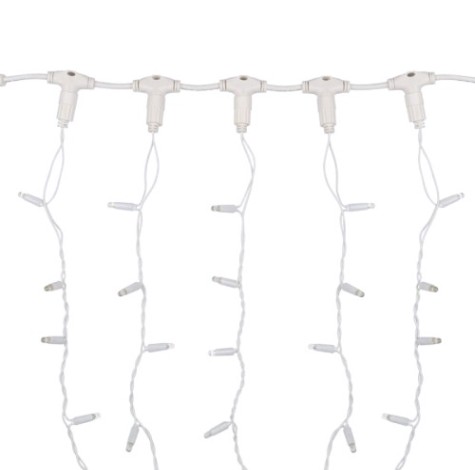 Гирлянда Neon-Night 235-115 Занавес 2x1,5м 300 LED БЕЛЫЙ ПВХ IP65, 230B Гирлянда Neon-Night 235-115 Занавес 2x1,5м 300 LED БЕЛЫЙ ПВХ IP65, 230B